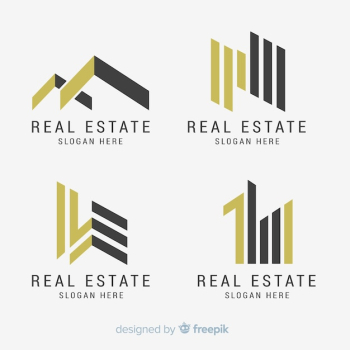 Elegant real estate logo collection Elegant real estate logo collection