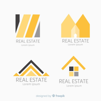 Elegant real estate logo collection Elegant real estate logo collection