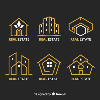 Elegant real estate logo collection Elegant real estate logo collection