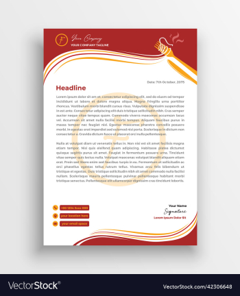 elegant restaurant letterhead elegant restaurant letterhead