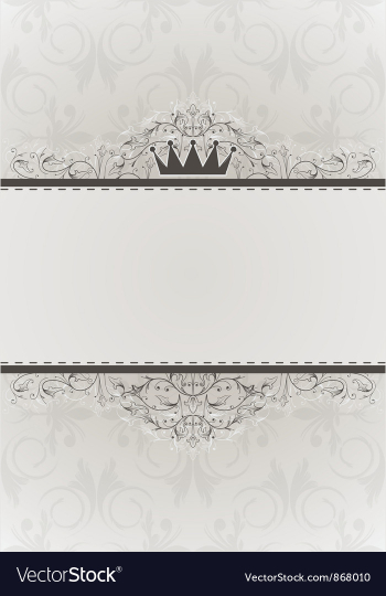 Elegant vintage background vector image Elegant vintage background vector image