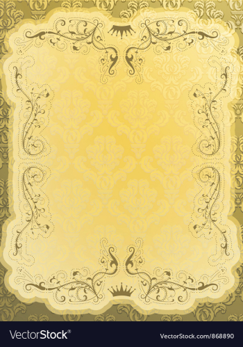 Elegant vintage background vector image Elegant vintage background vector image