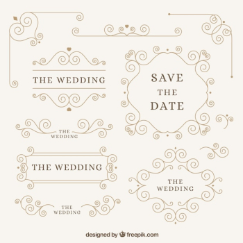 Elegant wedding elements Elegant wedding elements