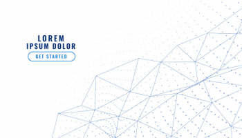 Elegant white low poly lines connection background Free Vector Elegant white low poly lines connection background Free Vector