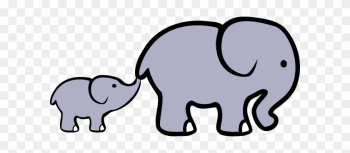 Elephant And Baby Cartoon Elephant And Baby Cartoon