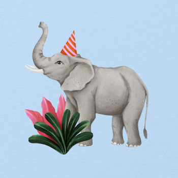 Elephant, blue design, animal illustration | Free Photo Illustration - rawpixel Elephant, blue design, animal illustration | Free Photo Illustration - rawpixel
