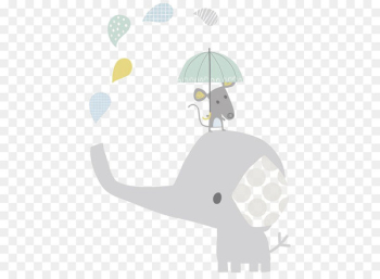Elephant Infant Child Hathi Jr. Illustration - Cartoon baby elephant 
