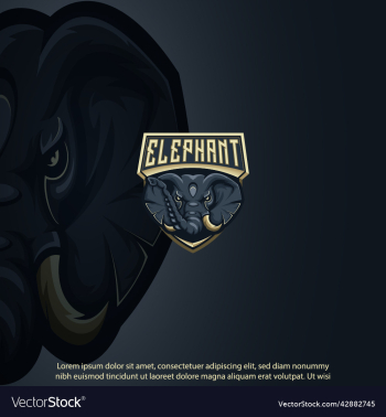elephant mascot logo