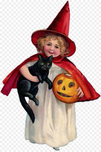 Ellen Clapsaddle Halloween Holiday Sonata Paper Clip art - Halloween 
