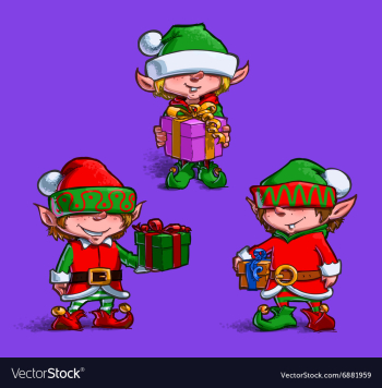 Elves 2 vector image Elves 2 vector image