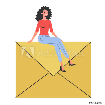 Email message concept Email message concept