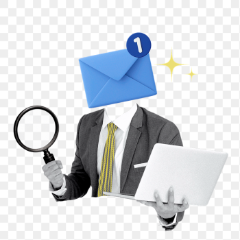 Email notification business png sticker, | Free PNG - rawpixel