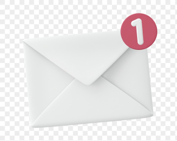 Email notification png icon, 3D | Free PNG - rawpixel Email notification png icon, 3D | Free PNG - rawpixel