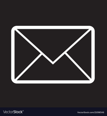 Email symbol icon vector image Email symbol icon vector image