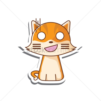 Embarrassed cat cartoon Embarrassed cat cartoon