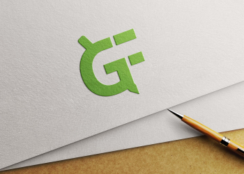 Embossed Logo Mockup with pen