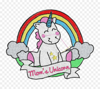 Embroidery Embroidered patch Unicorn Sewing Machines Industry - unicornio 
