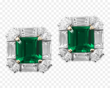 Emerald Earring Diamond Jewellery - emerald Emerald Earring Diamond Jewellery - emerald
