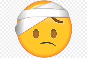 Emoji Bandage Emoticon Head Sticker - headache Emoji Bandage Emoticon Head Sticker - headache