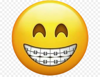 Emoji Dental braces Dentistry Emoticon Sticker - Emoji Emoji Dental braces Dentistry Emoticon Sticker - Emoji