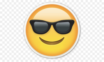 Emoji Emoticon Sticker Smiley - Smiling Face With Sunglasses Cool Emoji Png 