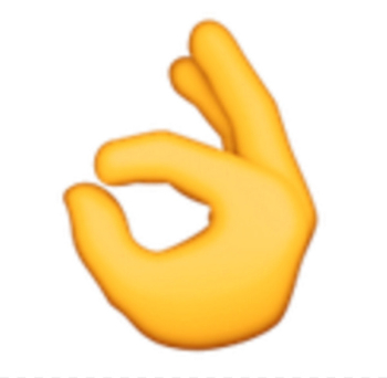 Emoji Hand OK Thumb signal Gesture - Emoji 