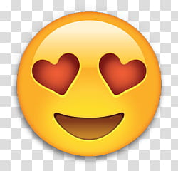 Emoji, heart eyes emoji transparent background PNG clipart Emoji, heart eyes emoji transparent background PNG clipart