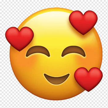 Emoji Love Heart Sticker Emoticon, Emoji, love emoticon, love, heart, smiley png