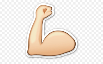 Emoji Pop! Sticker Biceps Smiley - muscle Emoji Pop! Sticker Biceps Smiley - muscle