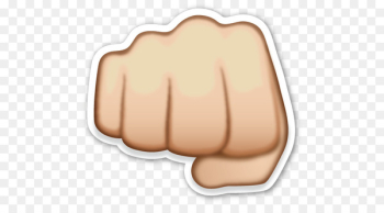 Emoji Punch Sticker Fist - Vectors Free Download Fist Icon 