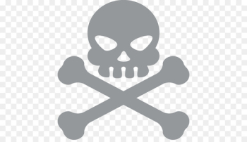 Emoji Skull and crossbones Emoticon Calavera - death Emoji Skull and crossbones Emoticon Calavera - death
