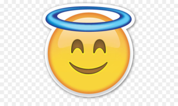 Emoji Smiley Angel Sticker Emoticon - Smiley PNG Emoji Smiley Angel Sticker Emoticon - Smiley PNG
