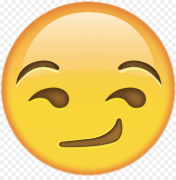 Emoji Smirk iPhone Sticker - Emoji Emoji Smirk iPhone Sticker - Emoji