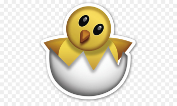 Emoji Sticker Chicken Emoticon - painted animals Emoji Sticker Chicken Emoticon - painted animals