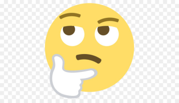 Emoji Thought Emoticon Smiley Sticker - Thinking Emoji Thought Emoticon Smiley Sticker - Thinking