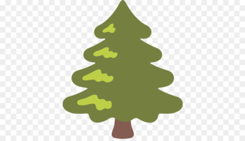 Emoji Tree Evergreen Text messaging SMS - tanabata 