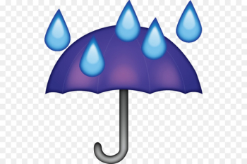 Emoji Umbrella Rain Emoticon - Rain drops Emoji Umbrella Rain Emoticon - Rain drops