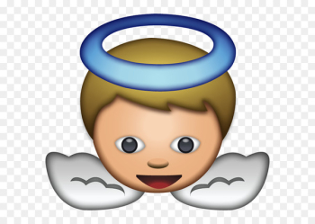 Emojipedia Angel Smile - baby angel Emojipedia Angel Smile - baby angel