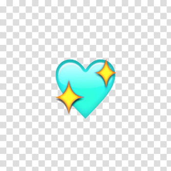Emojis Editados, teal sparkling heart art transparent background PNG clipart Emojis Editados, teal sparkling heart art transparent background PNG clipart