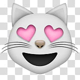 Emojis , heart-eyed cat emoji transparent background PNG clipart Emojis , heart-eyed cat emoji transparent background PNG clipart