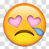 Emojis , heart eyes sad emoji transparent background PNG clipart Emojis , heart eyes sad emoji transparent background PNG clipart