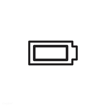 Empty battery icon vector | Free stock vector - 533400 Empty battery icon vector | Free stock vector - 533400