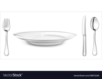 empty plate fork knife spoon cutlery isolated empty plate fork knife spoon cutlery isolated