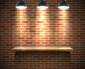 Empty shelf illustration Free Vector Empty shelf illustration Free Vector