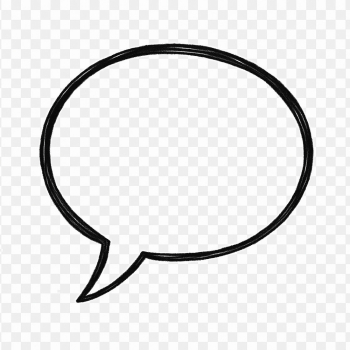 Empty Speech Bubble Sketch Empty Speech Bubble Sketch