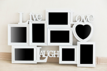 Empty white frame mockup Empty white frame mockup