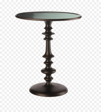 End Tables Coffee Tables Enamel End Table by Pols Potten Grey - table 