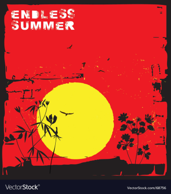 Endless summer vector image Endless summer vector image