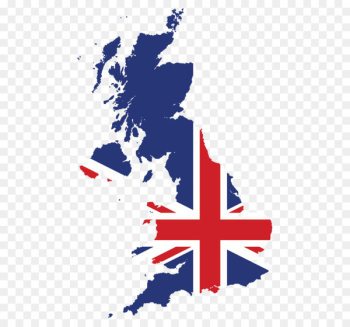 England British Isles Map Flag of the United Kingdom - England 