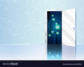 Entrance vector image Entrance vector image